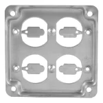 Tapa de 4x4 para apagador y contacto duplex
